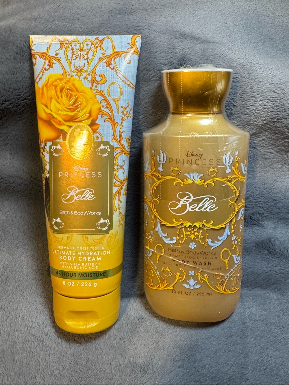 Bath & Body Works Disney Princess Belle Body Cream & Body Wash Set